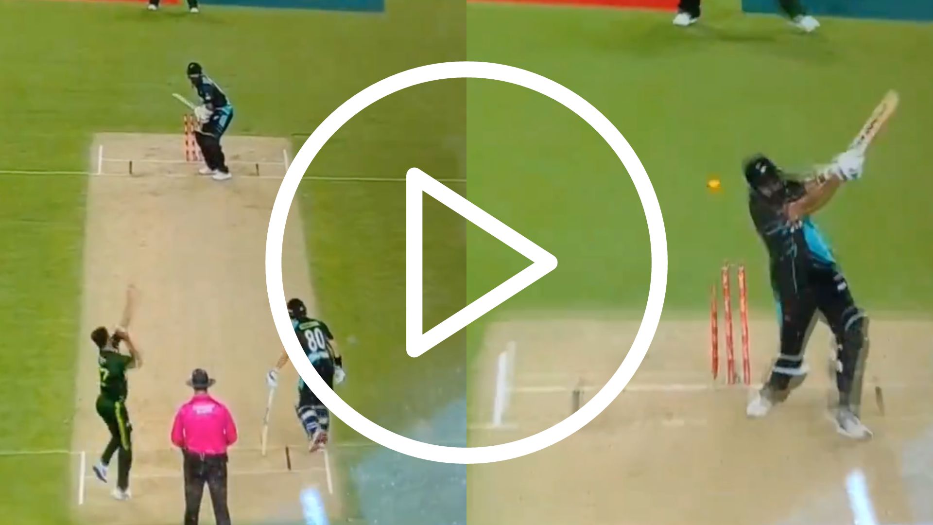 [Watch] Haris Rauf’s ‘Lightening Quick Pace’ Knocks Over Ish Sodhi At Eden Park